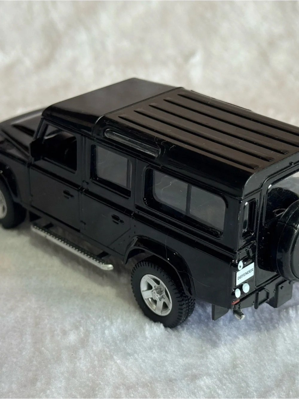 Black Die-Cast Utility Truck Toy